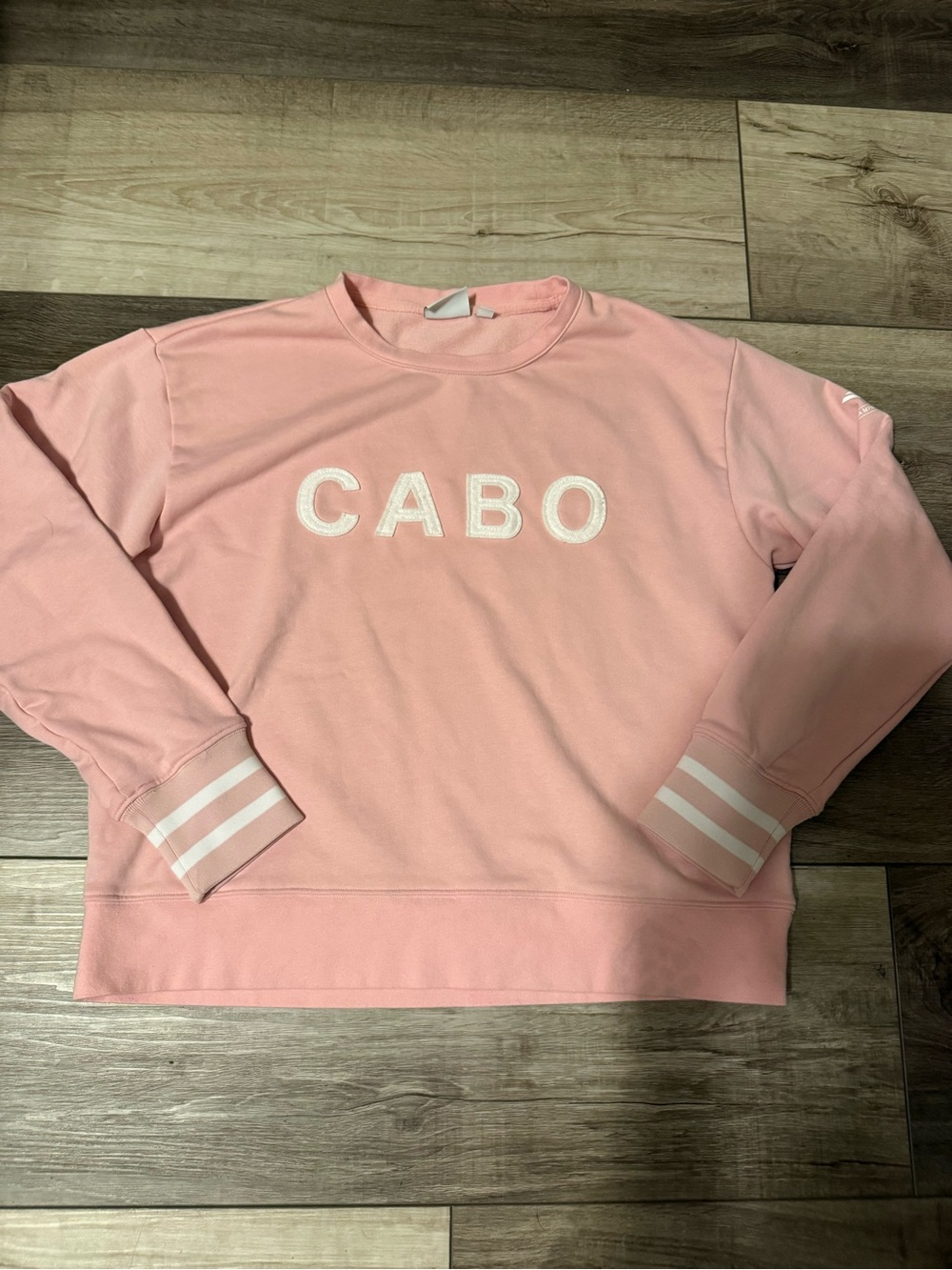 Foray Golf - ⛳️ Women's Pink Crewneck Sweatshirt with 'CABO' Lettering